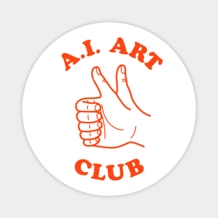 A.I. Art Club Magnet